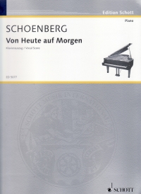 Schoenberg Von Heute Auf Morgen Vocal Score Sheet Music Songbook