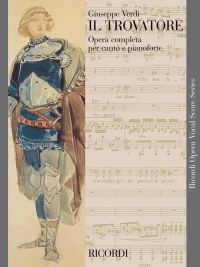 Verdi Il Trovatore Vocal Score Italian Only Sheet Music Songbook