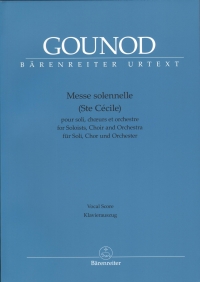 Gounod Messe Solennelle Ste Cecile Vocal Score Sheet Music Songbook