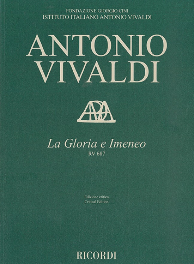Vivaldi La Gloria E Imeneo Rv 687 Sheet Music Songbook