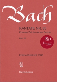 Bach Cantata 83 Erfreute Zeit Im Vocal Score Sheet Music Songbook