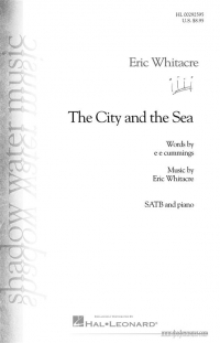 Whitacre The City And The Sea Satb Chorus & Piano Sheet Music Songbook