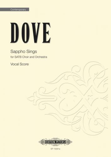 Dove Sappho Sings Satb & Orchestra Vocal Score Sheet Music Songbook