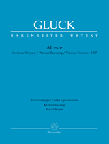 Gluck Alceste Vienna Version 1767 Revised Vsc Sheet Music Songbook