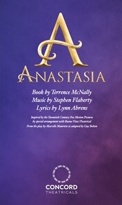 Anastasia: The Musical Libretto Sheet Music Songbook