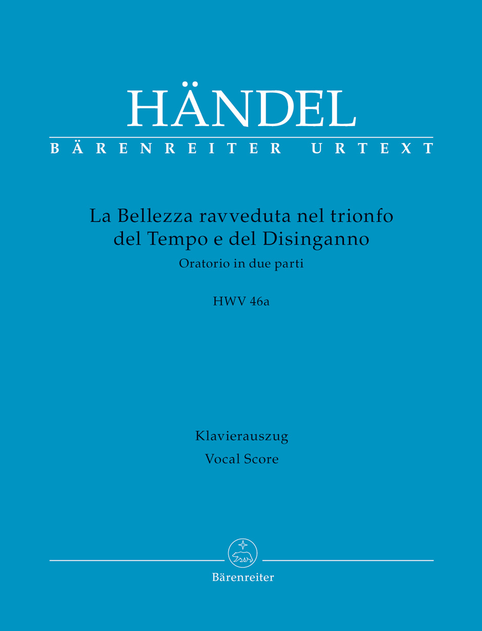 Handel La Bellezza Ravveduta Hwv 46a Vsc Sheet Music Songbook