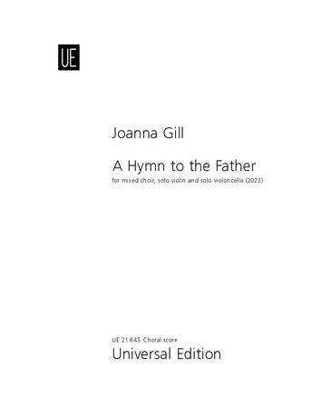 Gill A Hymn To The Father Choral Score Sheet Music Songbook