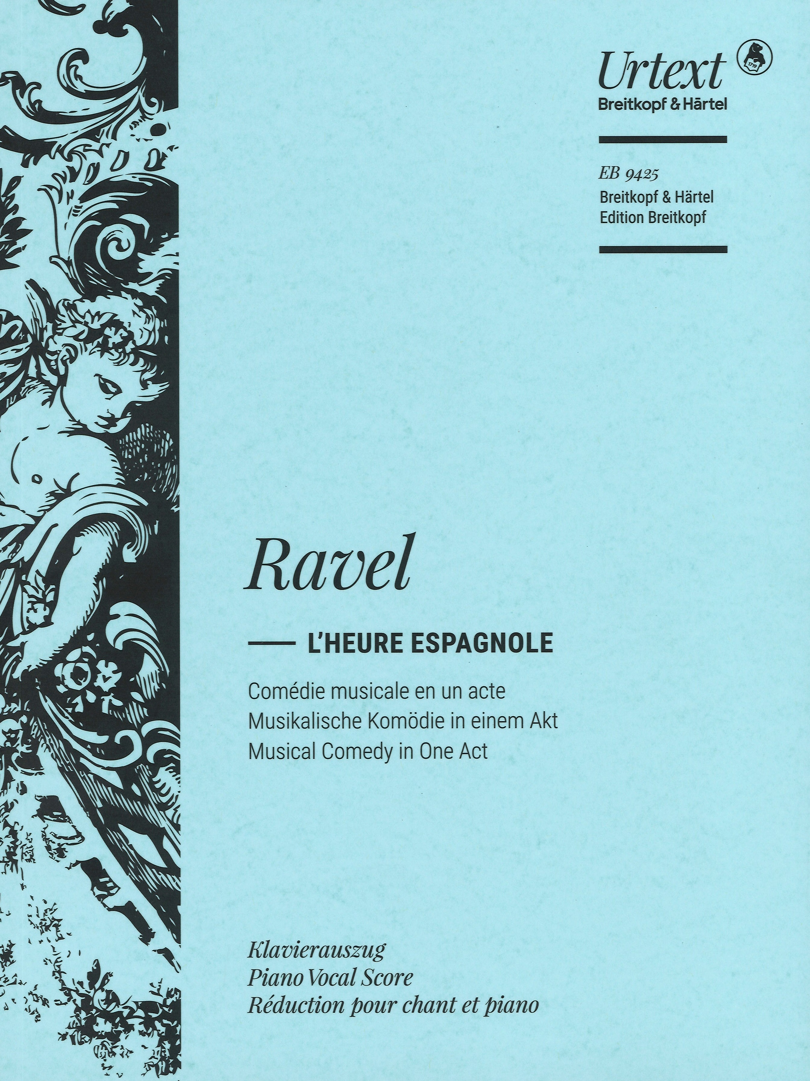 Ravel Lheure Espagnole Vocal Score Sheet Music Songbook