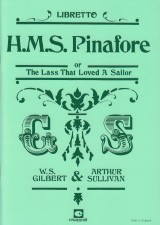 Hms Pinafore Gilbert & Sullivan Libretto Sheet Music Songbook