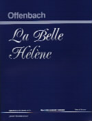 La Belle Helene Offenbach Vocal Score Sheet Music Songbook