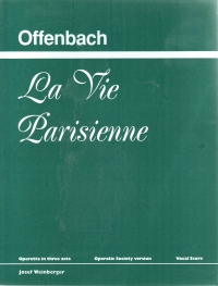 La Vie Parisienne Offenbach Vocal Score Sheet Music Songbook