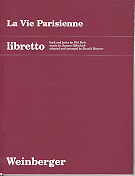 La Vie Parisienne Offenbach Libretto Sheet Music Songbook