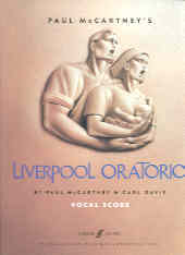 Liverpool Oratorio Mccartney/davis Vocal Score Sheet Music Songbook