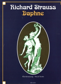 Strauss R Daphne Vocal Score German Sheet Music Songbook