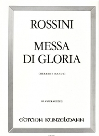 Rossini Messa Di Gloria Vocal Score Sheet Music Songbook