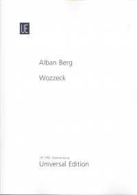 Berg Wozzeck Vocal Score Sheet Music Songbook