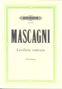 Mascagni Cavalleria Rusticana Ger/it Vocal Score Sheet Music Songbook