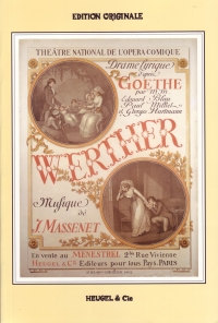 Massenet Werther Vocal Score Sheet Music Songbook