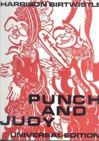 Birtwistle Punch & Judy Vocal Score Sheet Music Songbook
