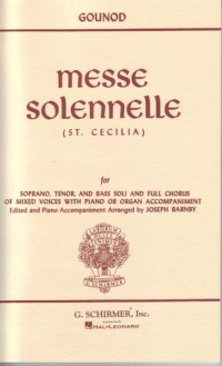 Gounod Messe Solennelle (st Cecilia) Vocal Score Sheet Music Songbook