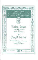 Haydn Mass No 3 (lord Nelson/imperial) Vocal Score Sheet Music Songbook