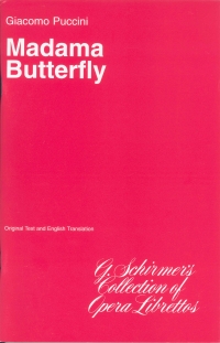 Puccini Madama Butterfly Libretto Eng/ita Gutman Sheet Music Songbook