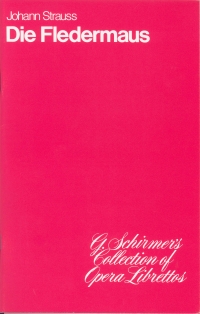 Strauss Die Fledermaus Libretto English Sheet Music Songbook