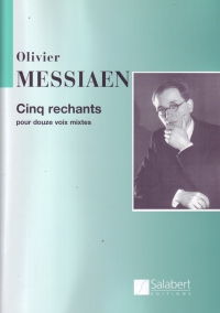 Messiaen 5 Rechants Vocal Score Sheet Music Songbook