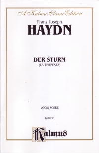 Haydn Der Sturm (the Storm) Vsc English Trans Sheet Music Songbook