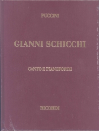 Puccini Gianni Schicchi Vocal Score Eng/ital Cloth Sheet Music Songbook