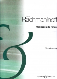 Rachmaninov Francesca Da Rimini Op25 Voc Sc Rs/ger Sheet Music Songbook