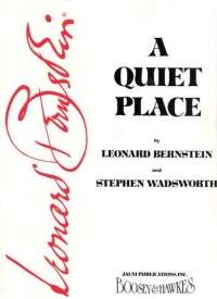 Bernstein Quiet Place Vocal Score Sheet Music Songbook