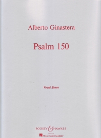 Ginastera Psalm 150 Vocal Score Sheet Music Songbook