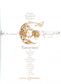 Maxwell Davies Taverner Vocal Score Sheet Music Songbook