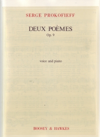Prokofiev 2 Poemes Op 9 Sheet Music Songbook