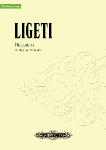 Ligeti Requiem (revised Version 1997) Vocal Score Sheet Music Songbook