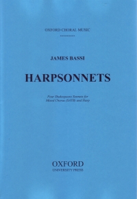 Bassi Harpsonnets Vocal Score Sheet Music Songbook