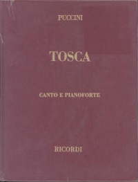 Puccini Tosca Vocal Score It/eng Clothbound Sheet Music Songbook