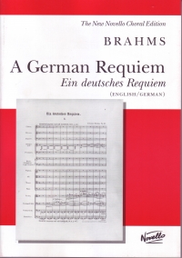 Brahms A German Requiem Vocal Score English/german Sheet Music Songbook
