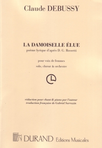 Debussy La Damoiselle Elue Vocal Score Sheet Music Songbook