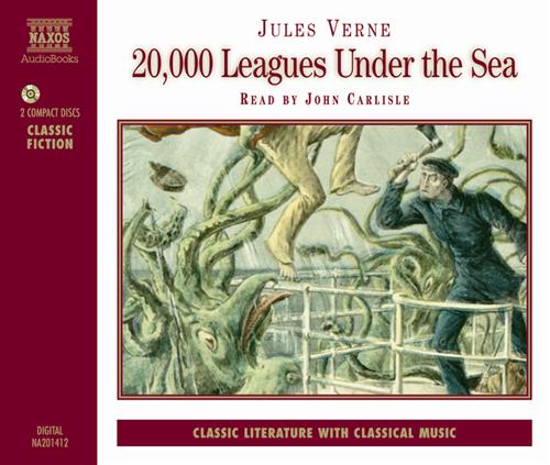 Verne 20,000 Leagues Under Sea Audiobook Cd Sheet Music Songbook