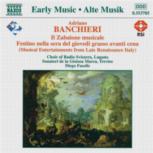 Banchieri Musical Entertainments Music Cd Sheet Music Songbook