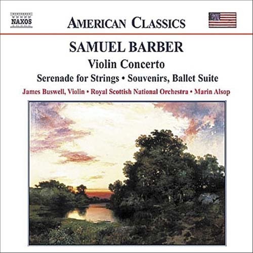Barber Violin Concerto Souvenirs Music Cd Sheet Music Songbook