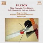Bartok Viola Concerto/2 Pictures Music Cd Sheet Music Songbook