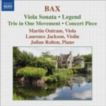 Bax Viola Sonata Trio In One Movement Music Cd Sheet Music Songbook