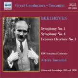 Beethoven Symphonies Nos 1 & 4 Toscanini Music Cd Sheet Music Songbook