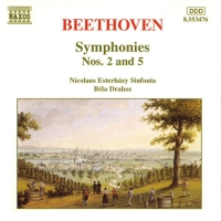 Beethoven Symphonies Nos 2 & 5 Music Cd Sheet Music Songbook