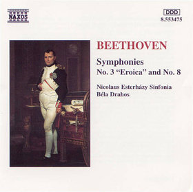 Beethoven Symphonies Nos 3 & 8 Music Cd Sheet Music Songbook