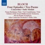 Bloch 4 Episodes Concertino 2 Poems Music Cd Sheet Music Songbook