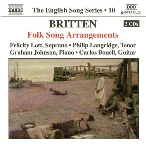 Britten Folk Song Arrangements (1-6) Music Cd Sheet Music Songbook